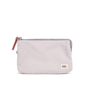 Roka London CARNABY Mist Recycled Wallet. OUR ‘SUPER-CUTE’ LITTLE ROKA LONDON WALLET - THE CARNABY IS THE PERFECT ADDITION TO ALL OUR BAGS. STORE YOUR VALUABLES IN THE TRENDIEST WAY WITH THIS LITTLE TREASURE.