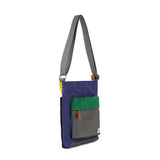 Roka London KENNINGTON Creative Waste Purple Recycled Cross Body Bag. The crossbody that effortlessly takes you from day to night. The Kennington is not like our other crossbody bags as it is square not round!