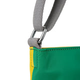Roka London KENNINGTON Creative Waste Green Recycled Cross Body Bag. The crossbody that effortlessly takes you from day to night. The Kennington is not like our other crossbody bags as it is square not round!