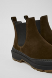 Camper BRUTUS TREK Ladies Brown Nubuck Chelsea Boots. Description These Camper BRUTUS TREK Ladies Brown Nubuck Chelsea Boots are a lightweight, high performance boot to take you through the winter months. A women's ankle Chelsea boot with EVA midsoles, OrthoLite® Recycled™ footbeds, and Michelin rubber outsoles (27% natural).
